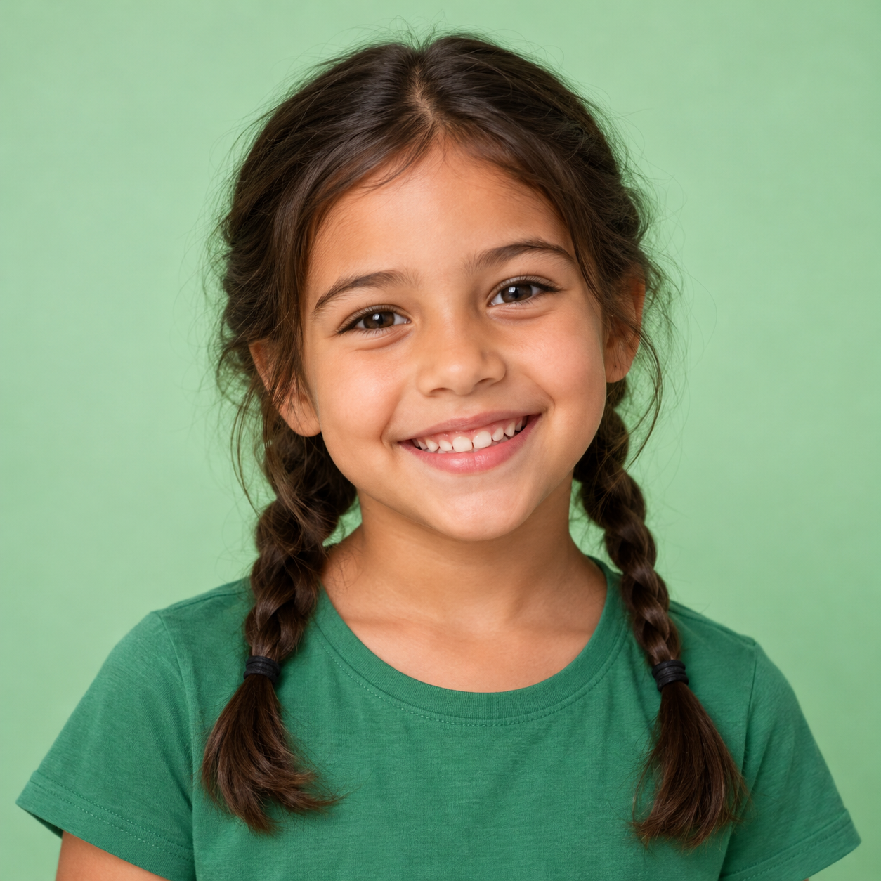 Retrato fictício de Ana, participante infantil do ranking
